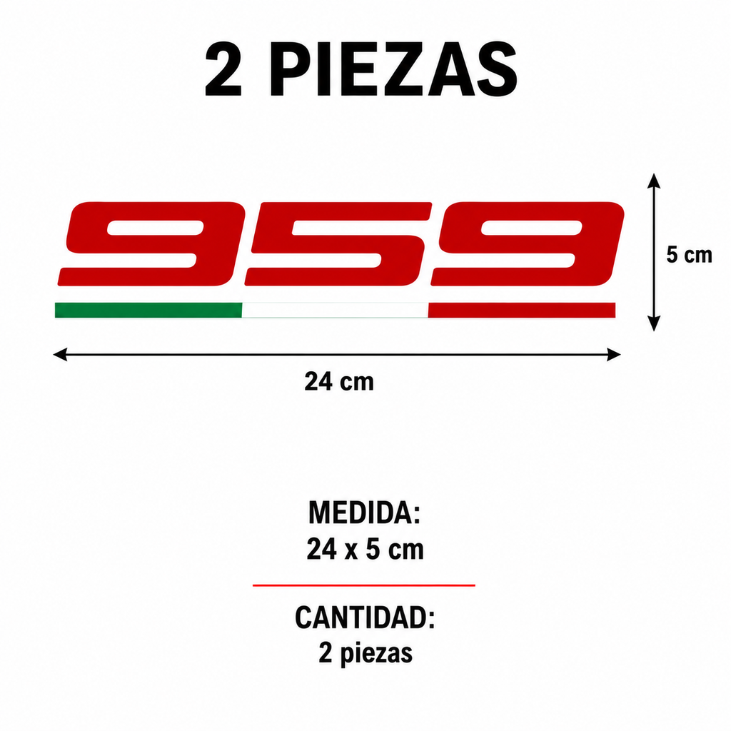 Kit de Calcomanías Ducati Panigale 959 | Vinil alta calidad