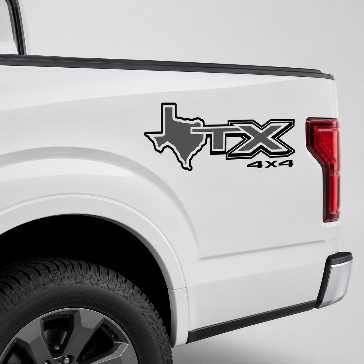 Calcomanías STX Texas 4X4 39x14.7 cm – Par en Vinil