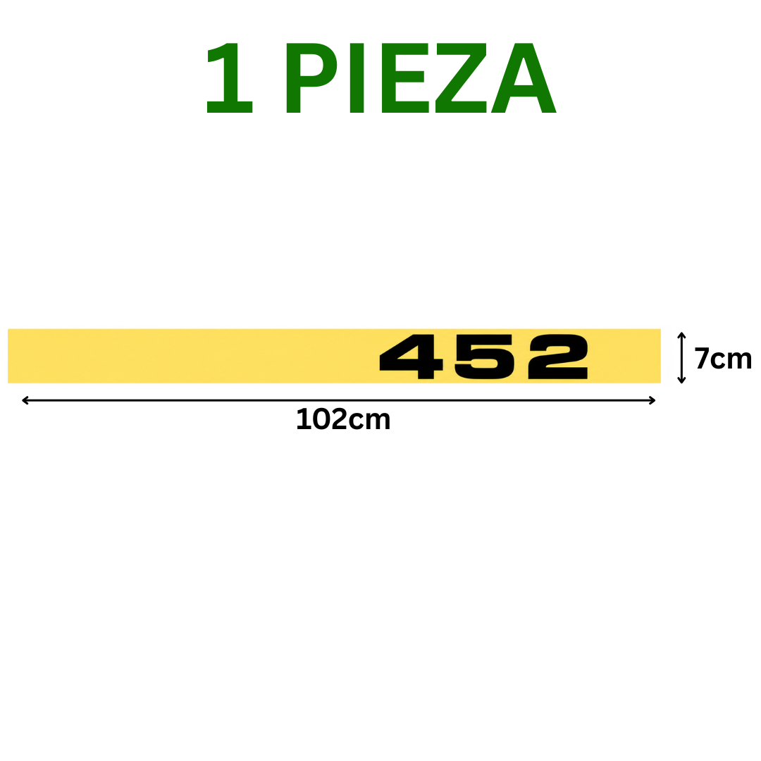 Pack de Calcomanías John Deere 452 | Vinil de alta calidad | 5 Piezas