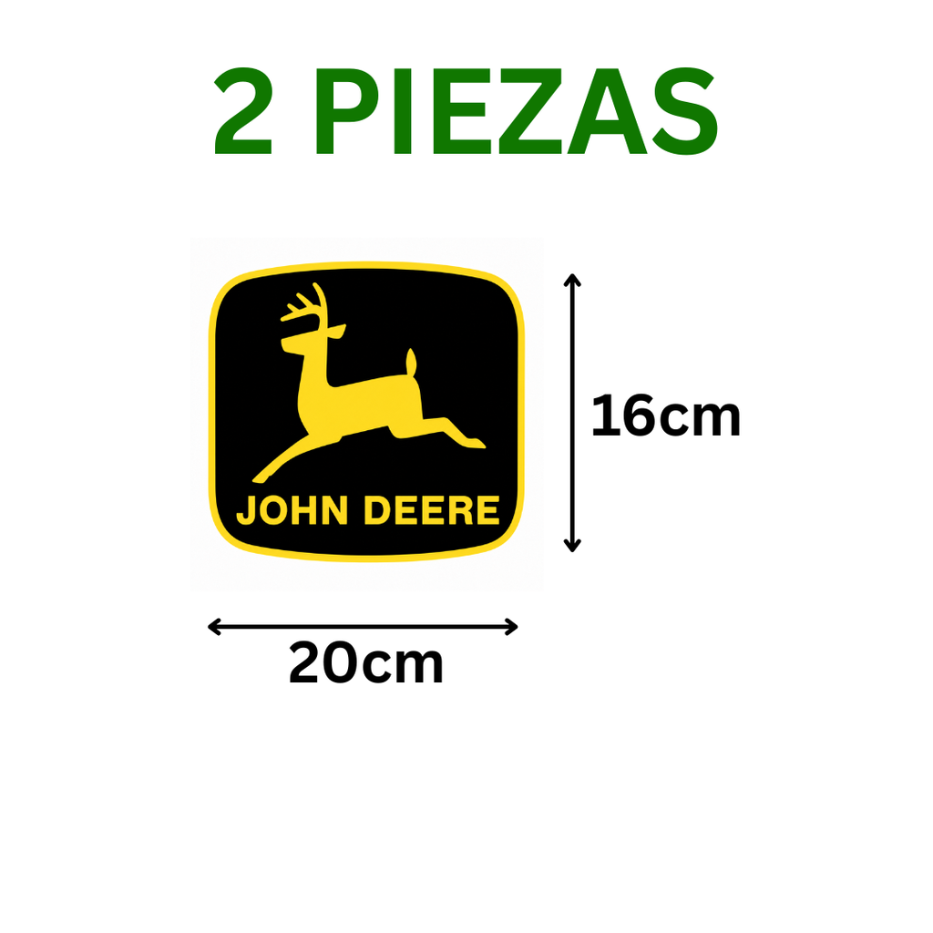 Pack de Calcomanías John Deere 452 | Vinil de alta calidad | 5 Piezas