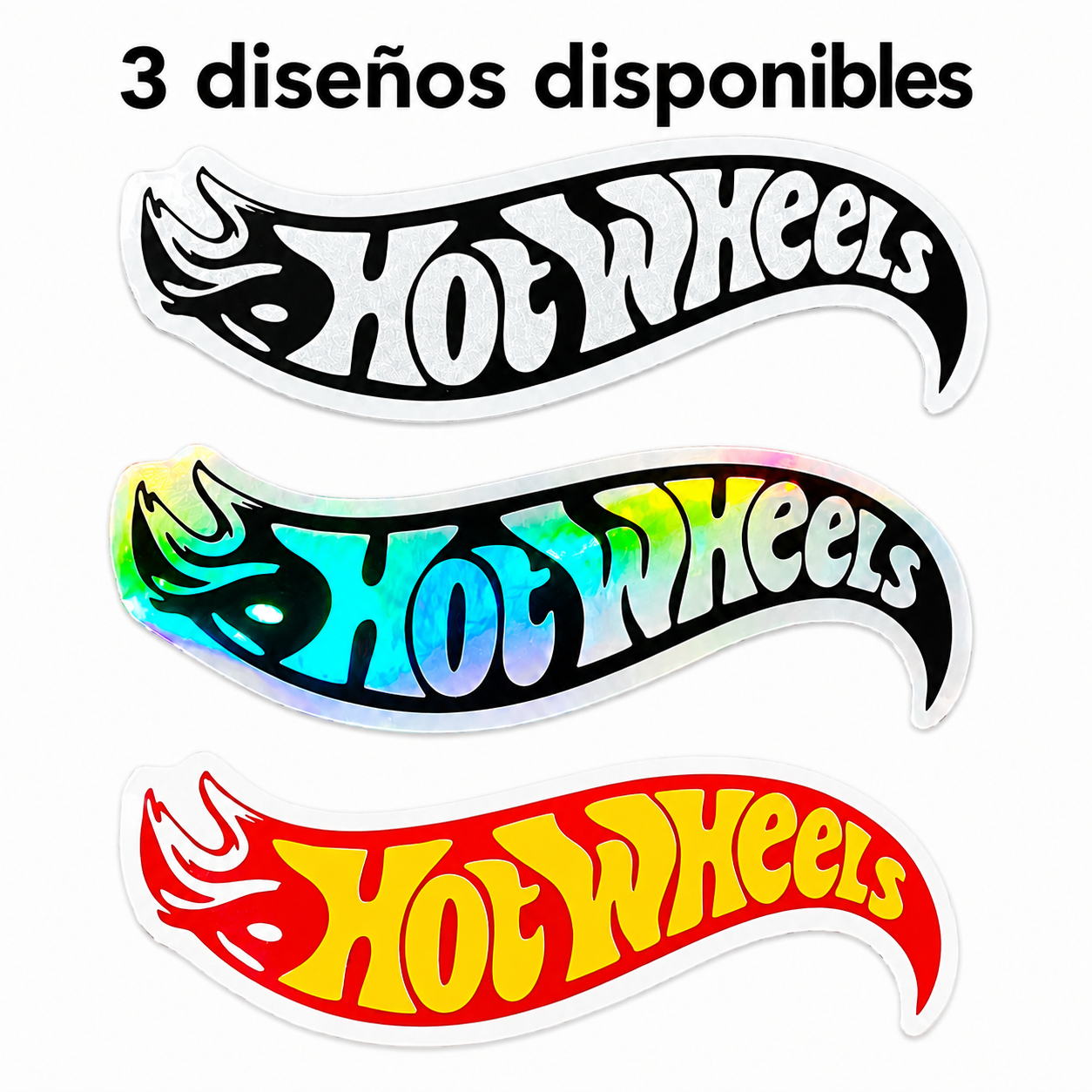Sticker Hot Wheels 14 x 5.7 cm