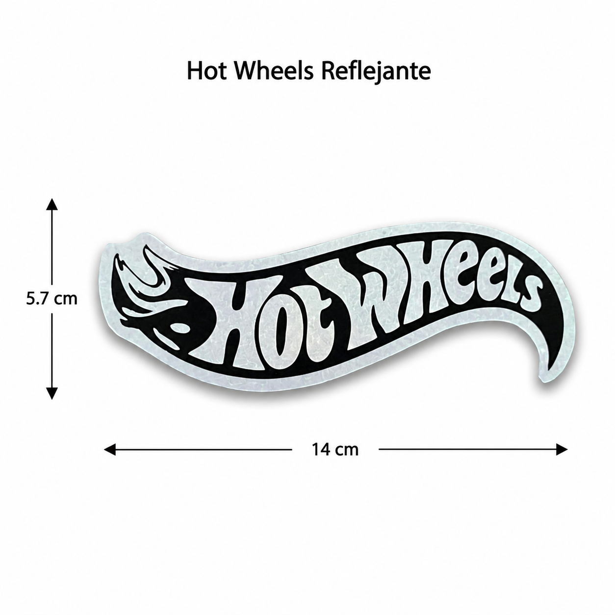 Sticker Hot Wheels 14 x 5.7 cm