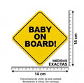 Calcomanía "Baby on Board" de Alta Visibilidad - ¡Viaja Seguro!