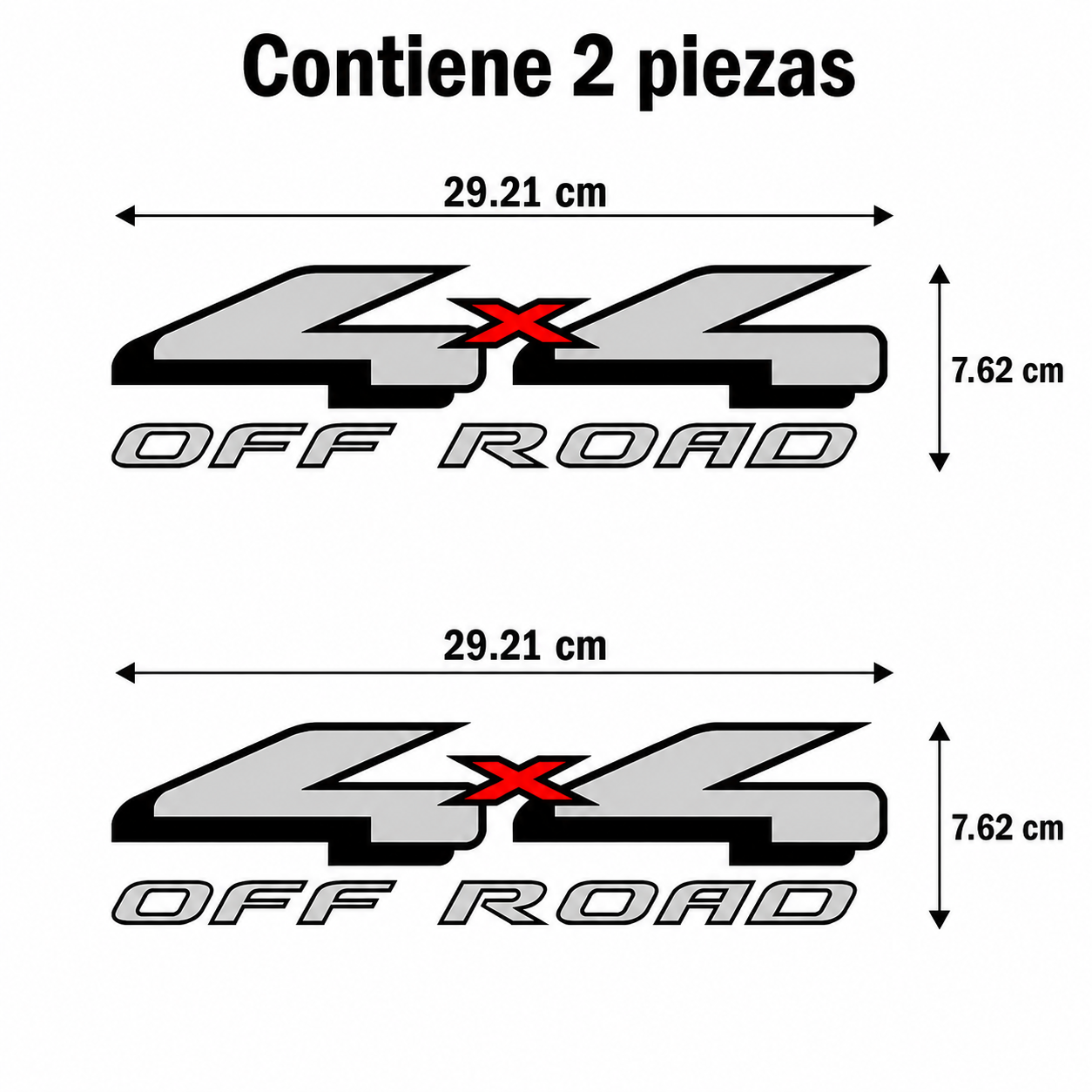 Calcomanías 4x4 Off Road para Ford F-150 – 2 piezas
