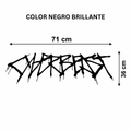Calcomanía Cyberbeast para Tapa Trasera de Cybertruck – 71 x 36 cm