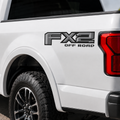 Calcomanía FX2 OFF ROAD Gris Oscuro | Kit 2 Piezas