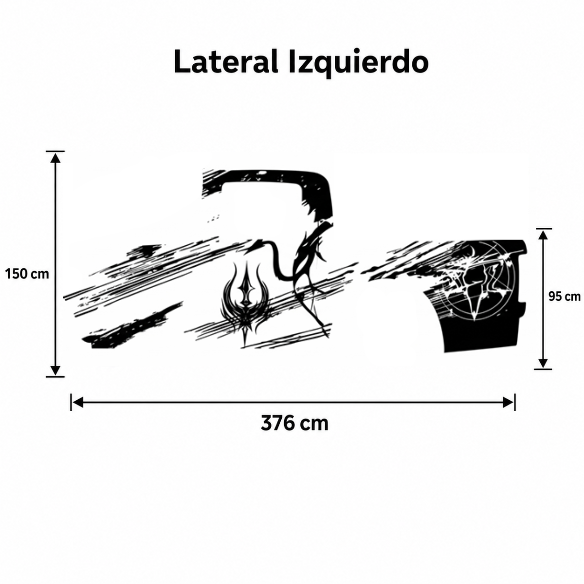 Kit Completo de Calcomanías JAC Frison T9 | Laterales, Cofre y Tapa de Batea