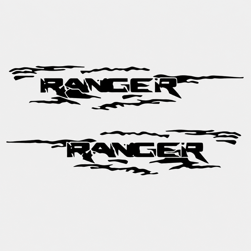 Kit de Calcomanías Laterales Ford Ranger 140x57 cm