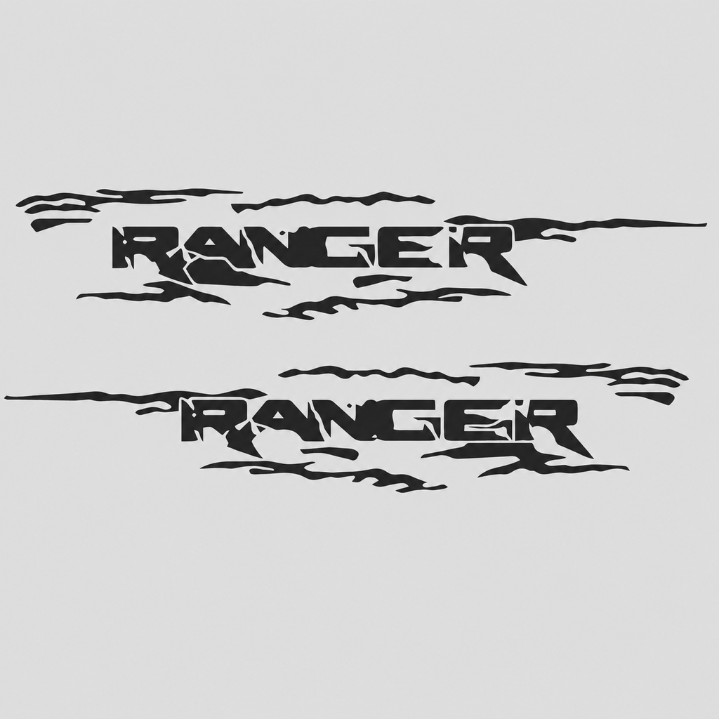 Kit de Calcomanías Laterales Ford Ranger 140x57 cm