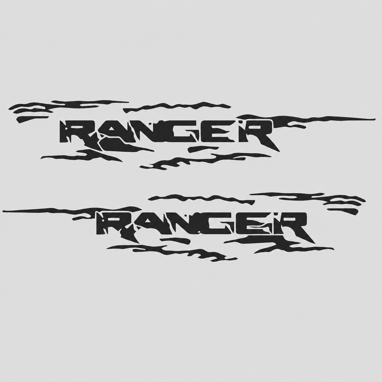 Kit de Calcomanías Laterales Ford Ranger 140x57 cm