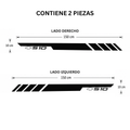 Calcomanías Laterales Chevrolet S10 150x10 cm – Kit 2 Piezas