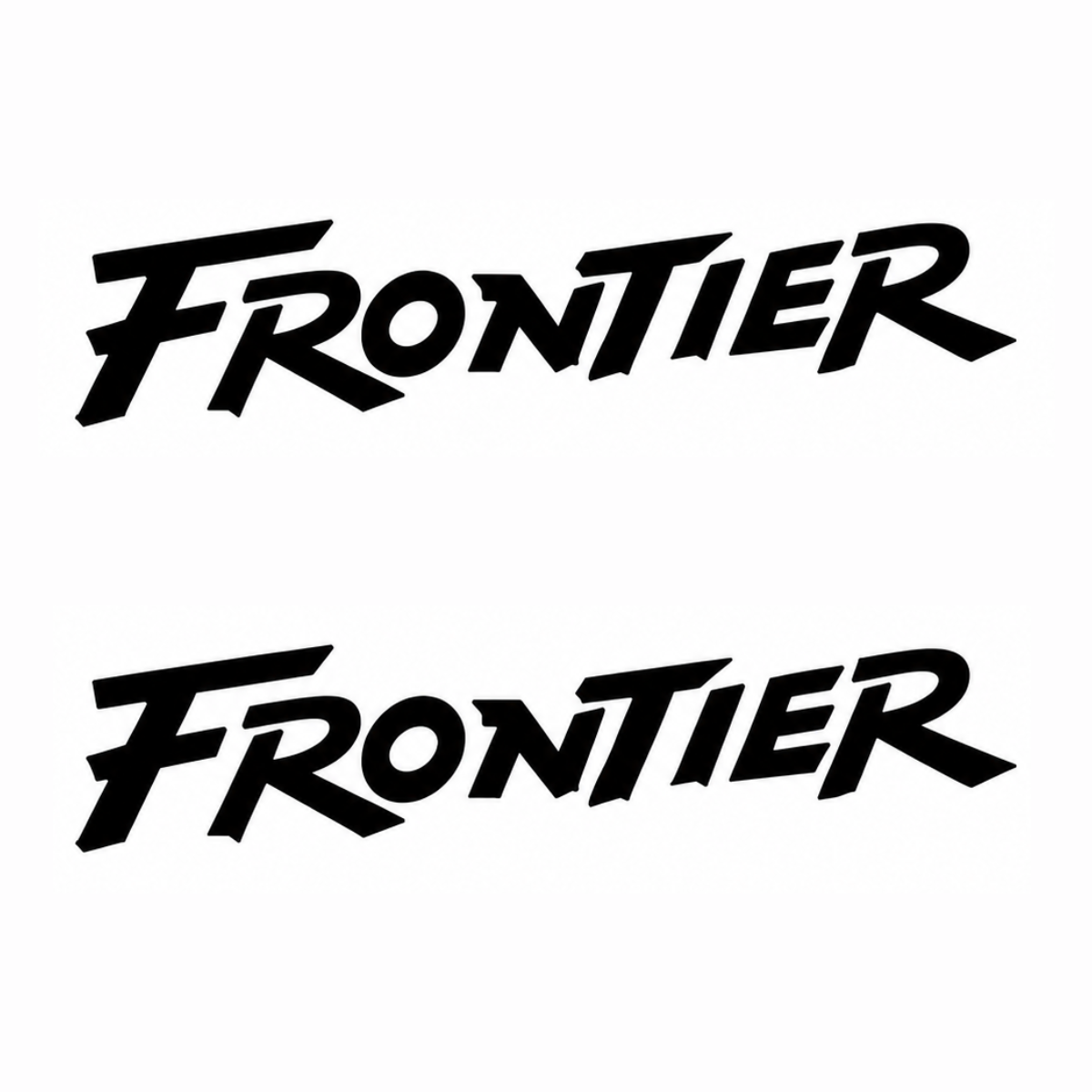Calcomanías Frontier 22x4.6 cm – Pack 2 Piezas en Vinil