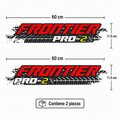 Kit Calcomanías Frontier PRO-4X para Pickup – 60x11.5 cm