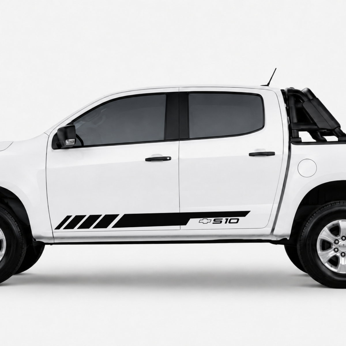 Calcomanías Laterales Chevrolet S10 150x10 cm – Kit 2 Piezas