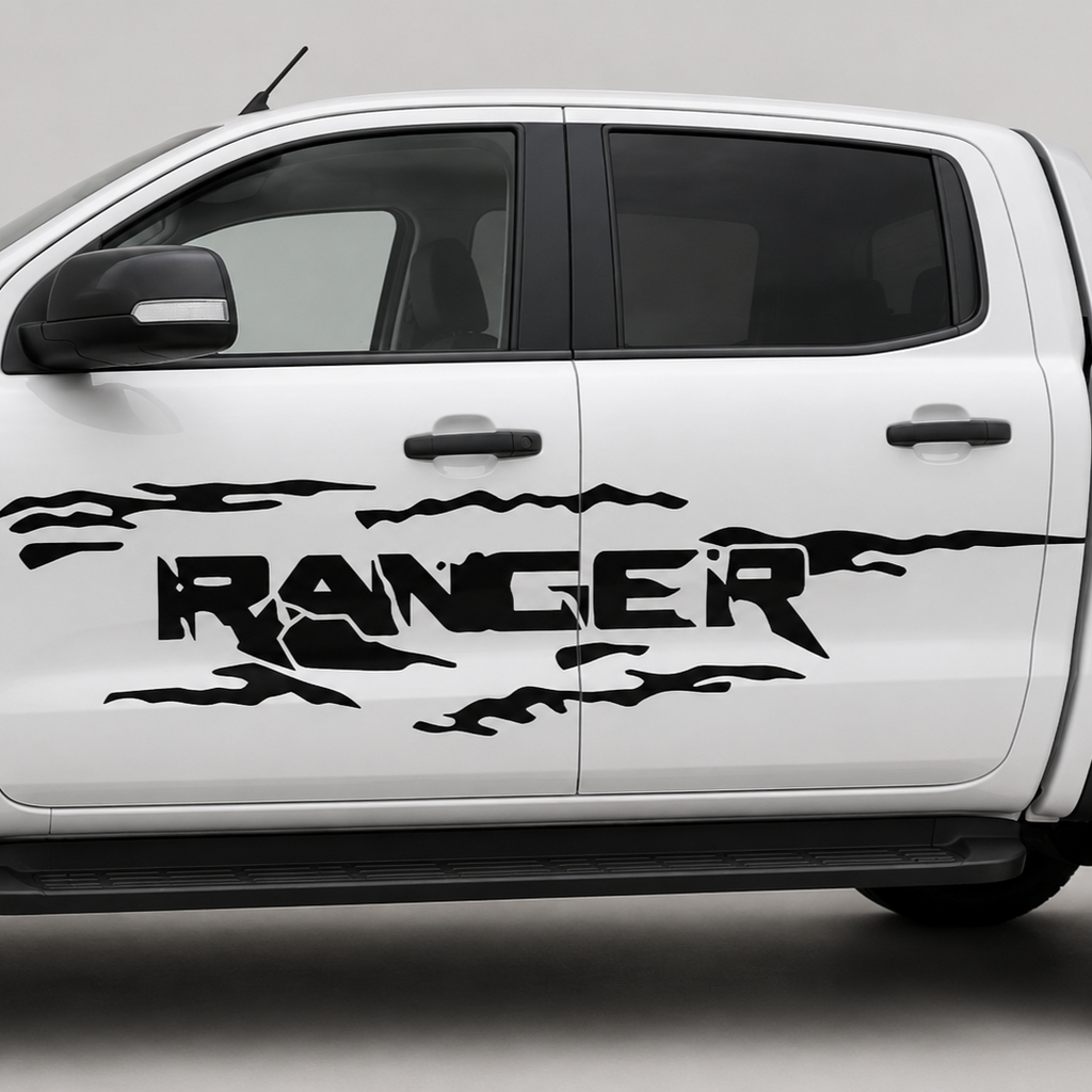 Kit de Calcomanías Laterales Ford Ranger 140x57 cm
