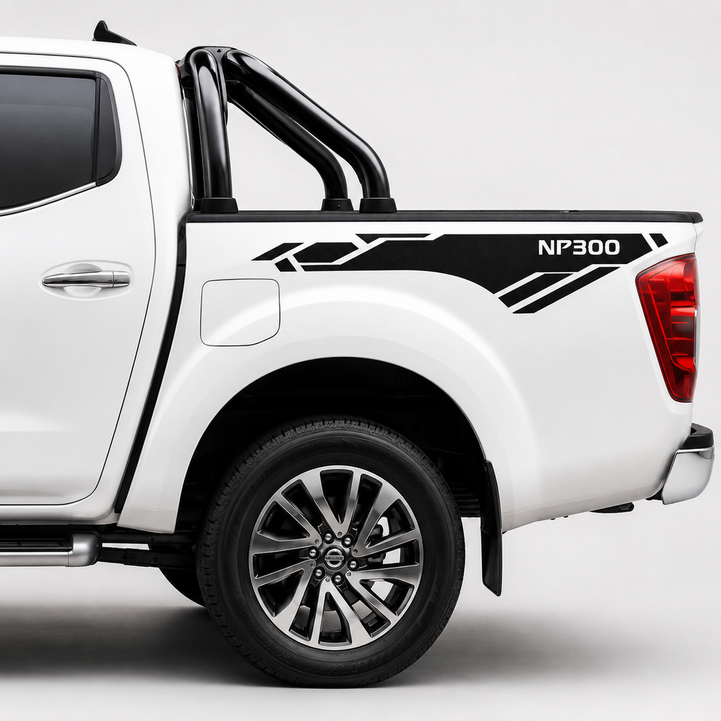 Calcomanías Laterales Nissan NP300 – Kit 2 Piezas