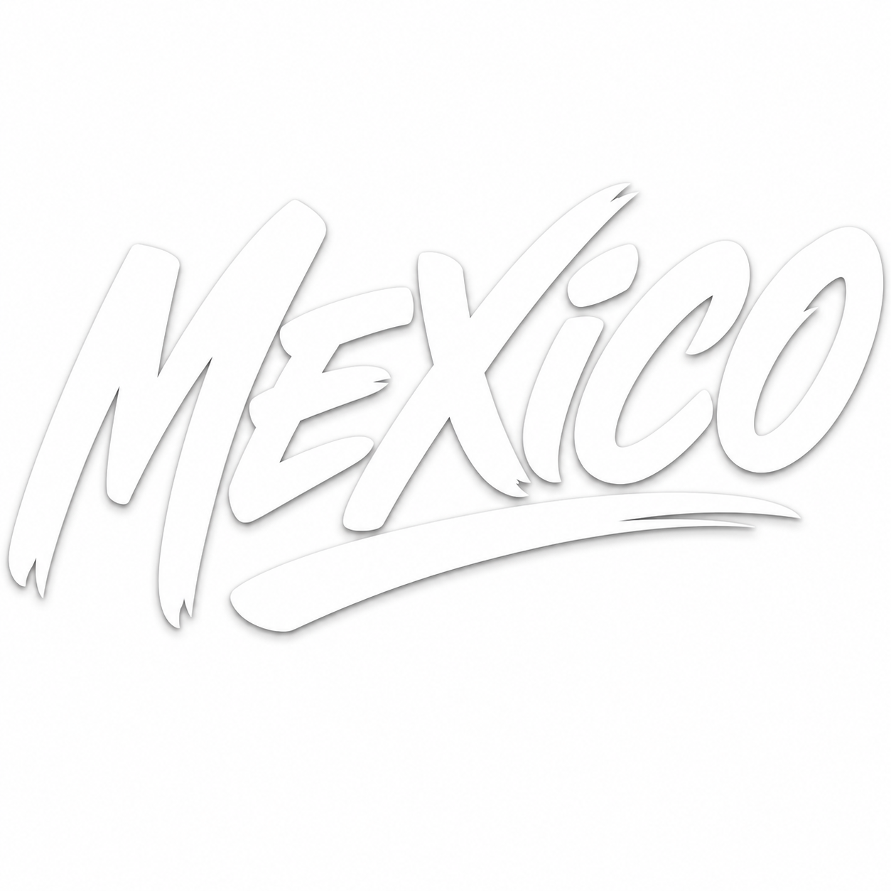 Calcomanía México en Vinil de Corte