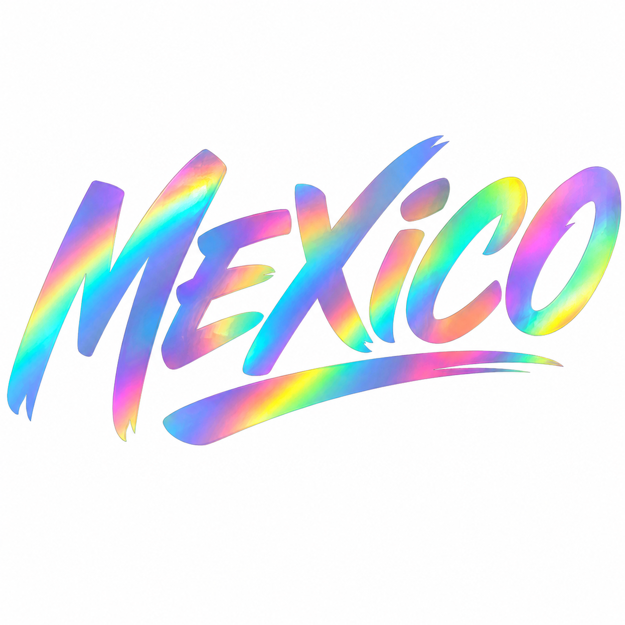 Calcomanía México en Vinil de Corte