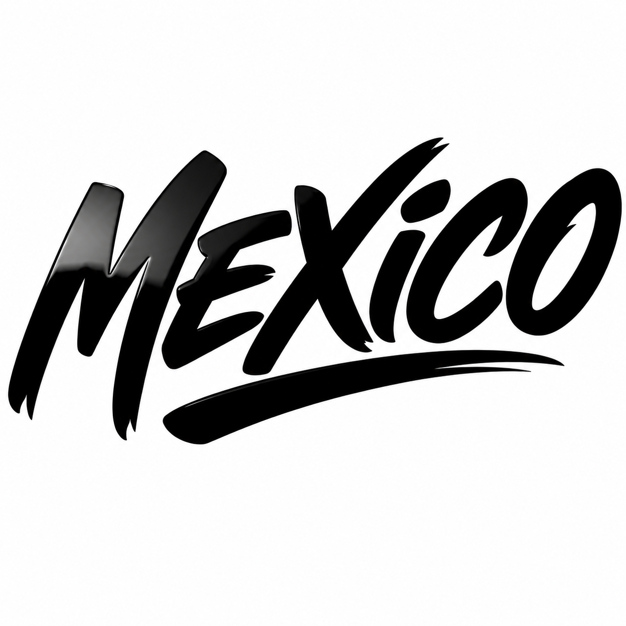 Calcomanía México en Vinil de Corte