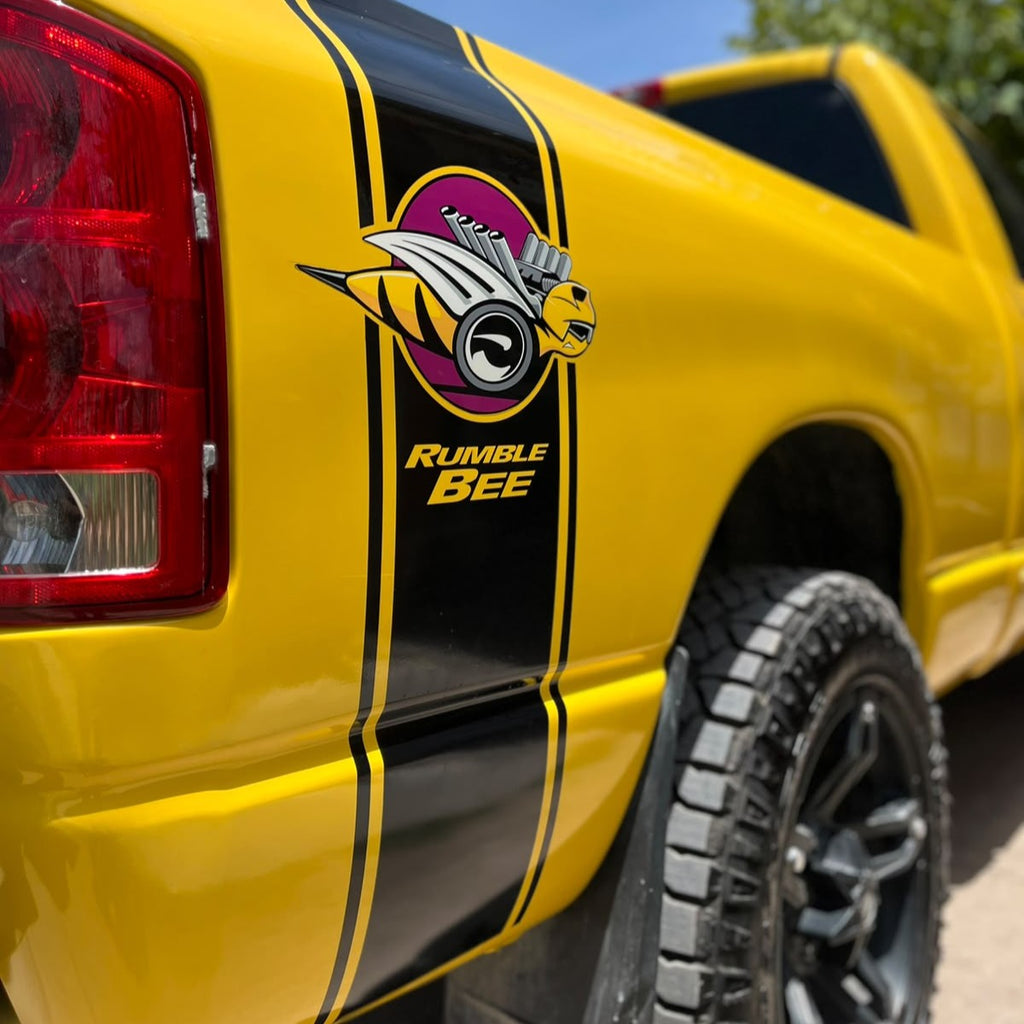 Kit de Calcomanías Rumble Bee para Dodge Ram | 2 Piezas 110 x 33 cm