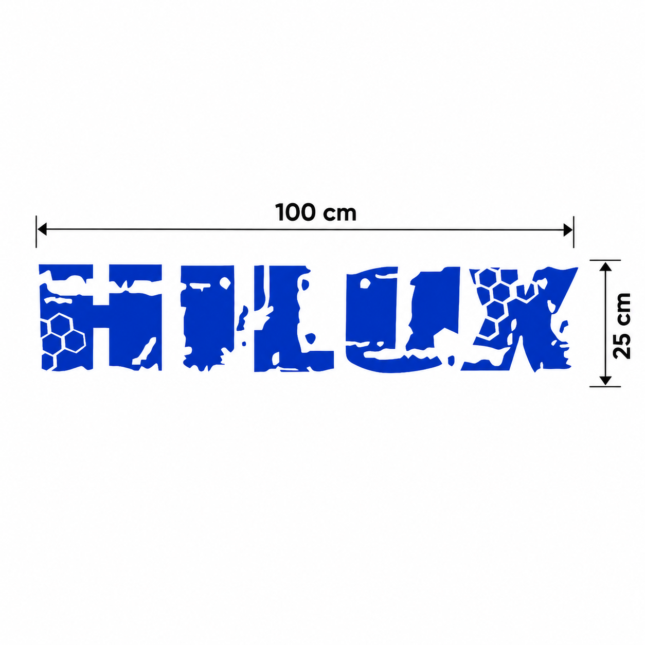 Sticker Toyota Hilux para Caja Trasera – 100x25 cm