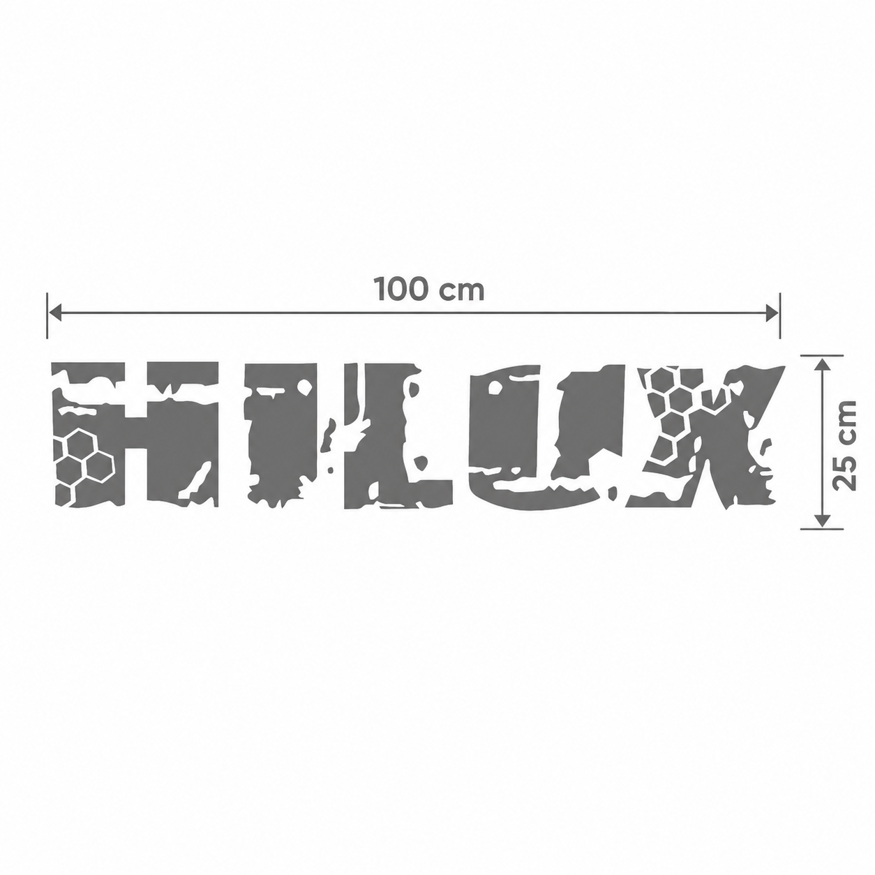 Sticker Toyota Hilux para Caja Trasera – 100x25 cm