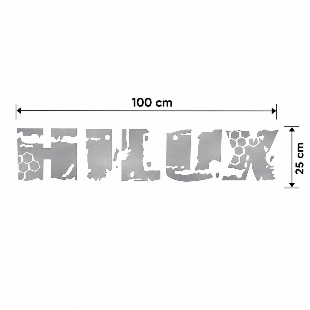Sticker Toyota Hilux para Caja Trasera – 100x25 cm
