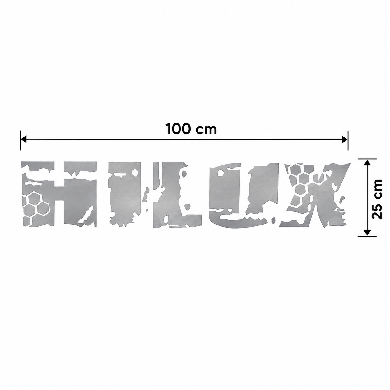 Sticker Toyota Hilux para Caja Trasera – 100x25 cm
