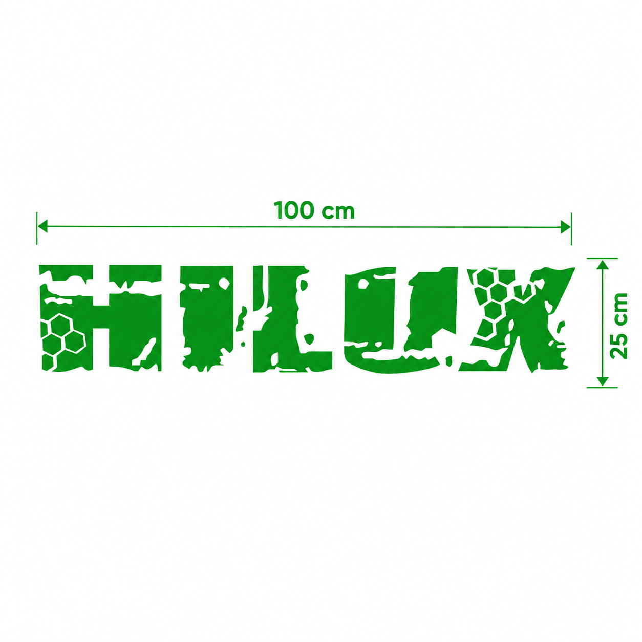 Sticker Toyota Hilux para Caja Trasera – 100x25 cm